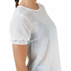 Amalie Ss Smock Top White