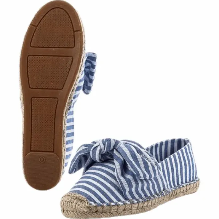 Amanda Knot Espandrillo Blue/White