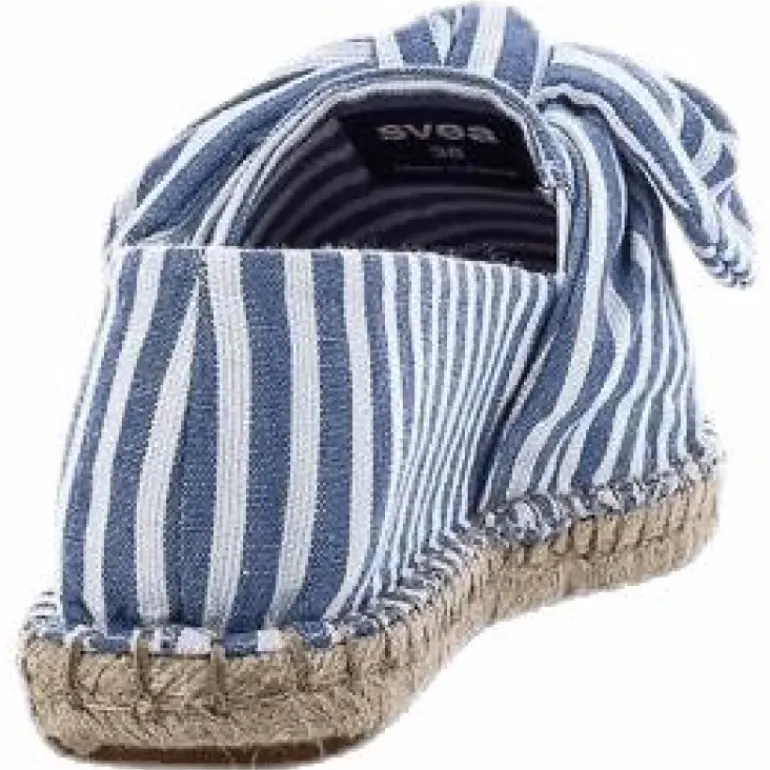 Amanda Knot Espandrillo Blue/White