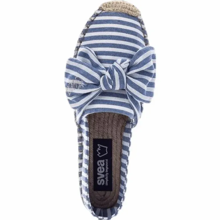 Amanda Knot Espandrillo Blue/White