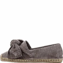 Amanda Knot Espandrillo Grey/Beige