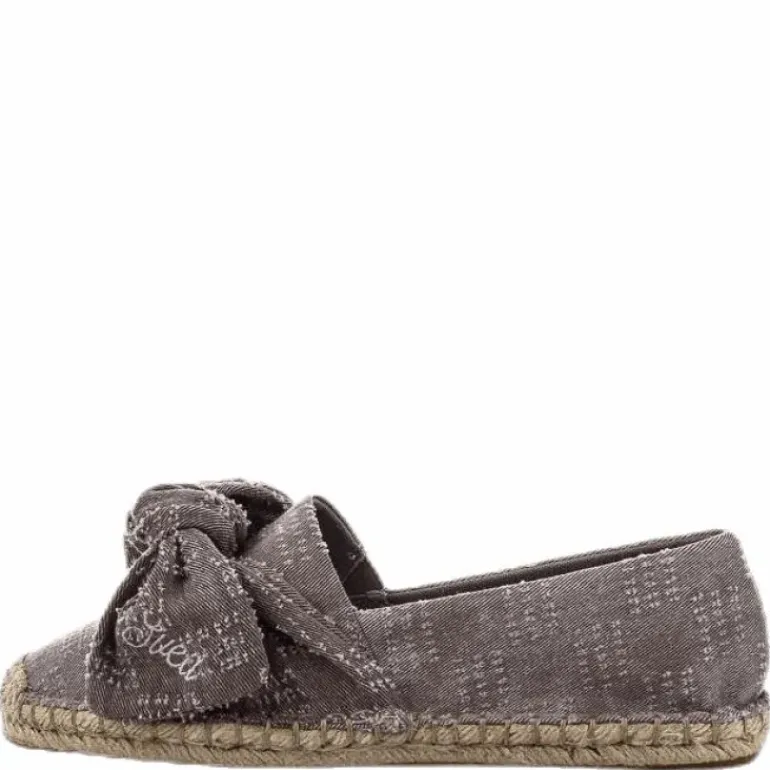 Amanda Knot Espandrillo Grey/Beige
