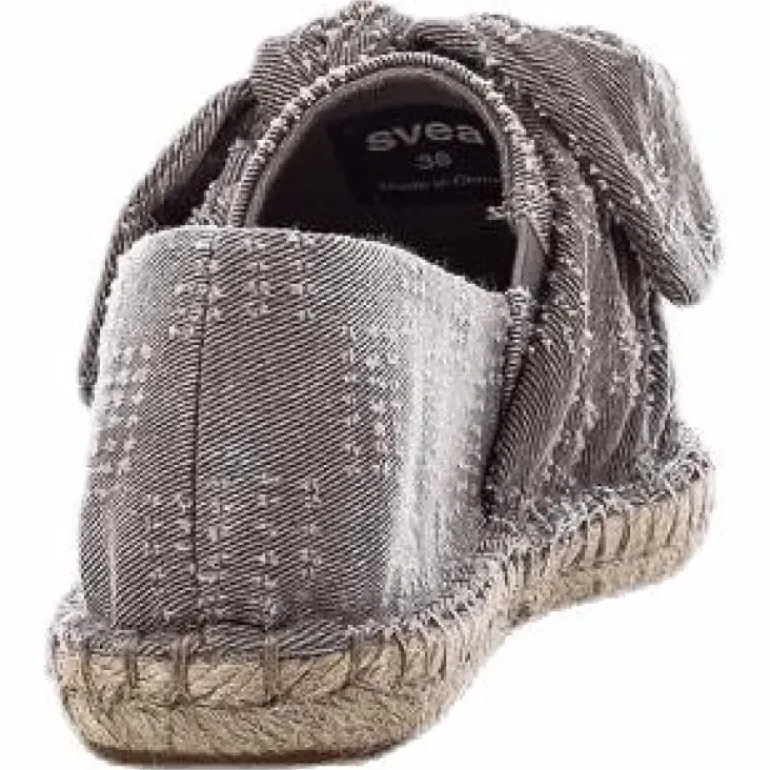 Amanda Knot Espandrillo Grey/Beige