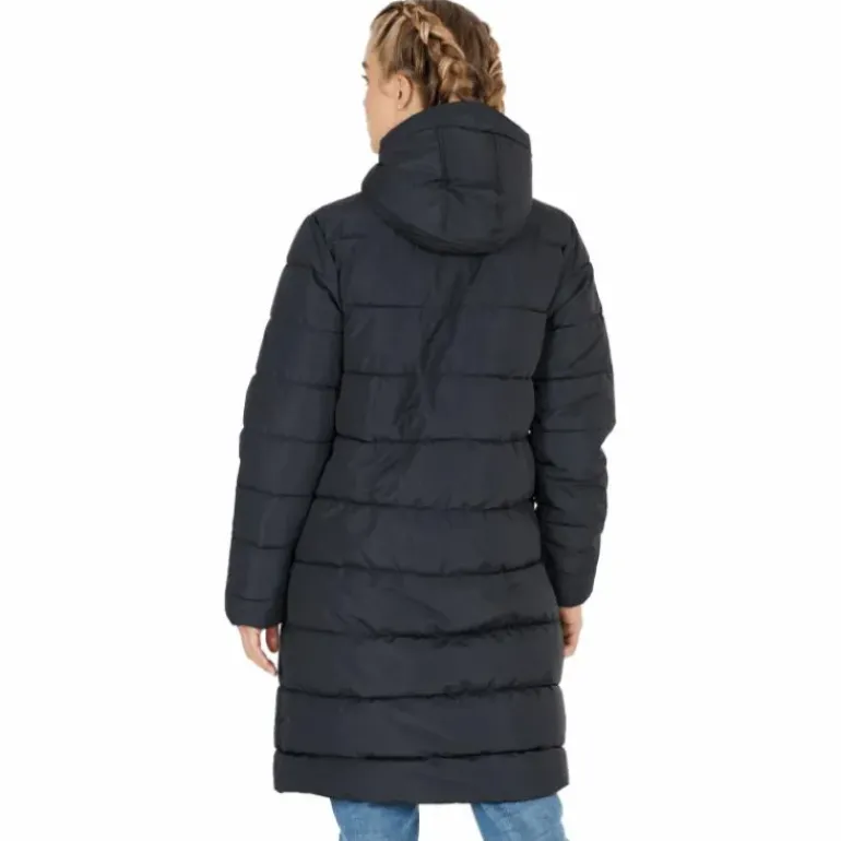 Amaretto W Long Puffer Jacket Black