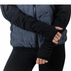 Anja Hybrid Jacket Black