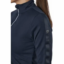 Anna Ls Full Zip Navy