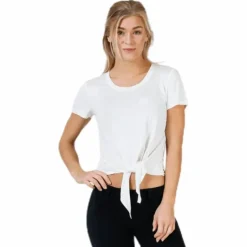 Arli S/S Knot Top White