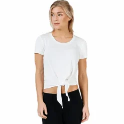Arli S/S Knot Top White