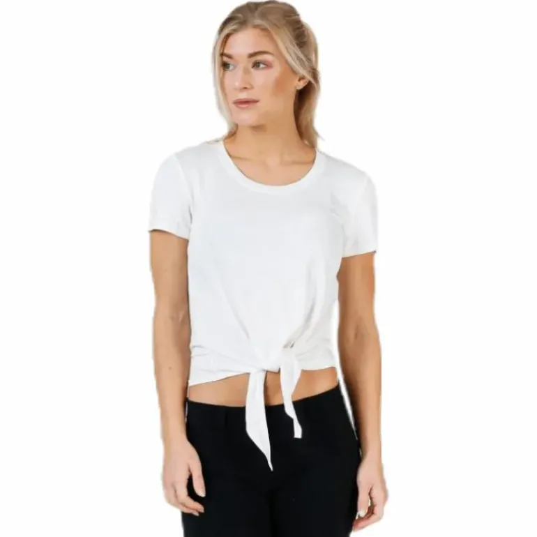 Arli S/S Knot Top White