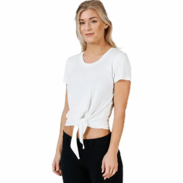 Arli S/S Knot Top White
