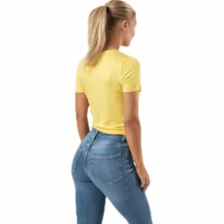 Arli S/S Knot Top Yellow