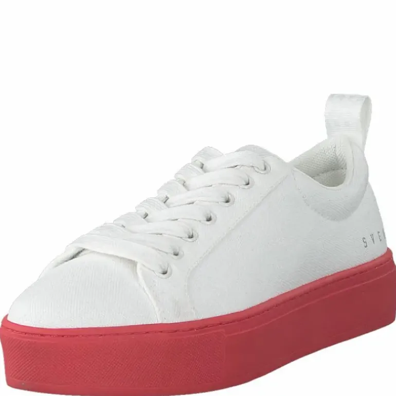 Arlo Three Antique White, Red Outsole