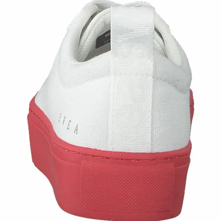 Arlo Three Antique White, Red Outsole