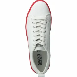 Arlo Three Antique White, Red Outsole