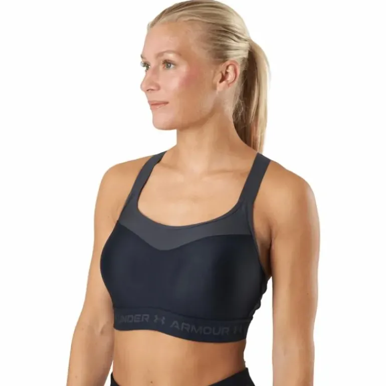 Armour High Crossback Bra Black