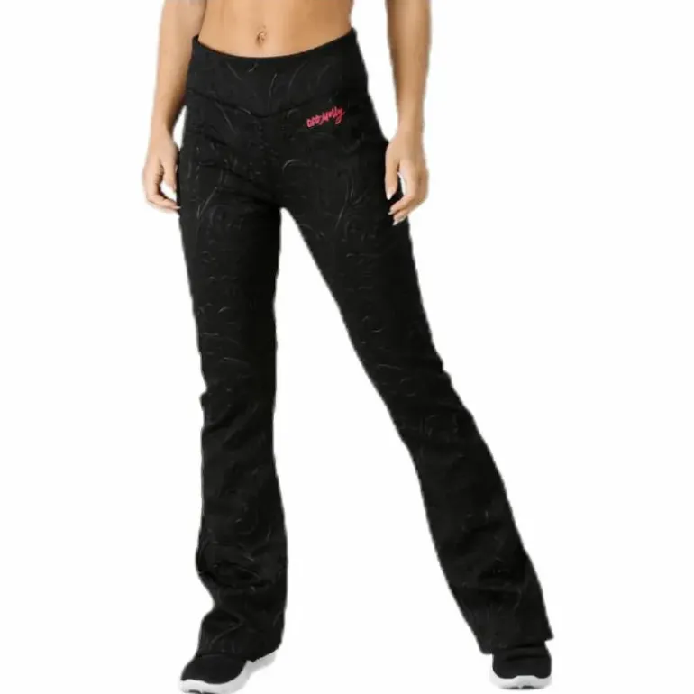 Asphalt Flower Pant Black
