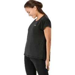 Aubree Ss Loose Training Tee Black