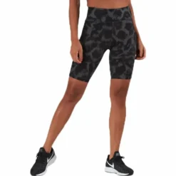 Awake Printed Biker Tights Black/Grey