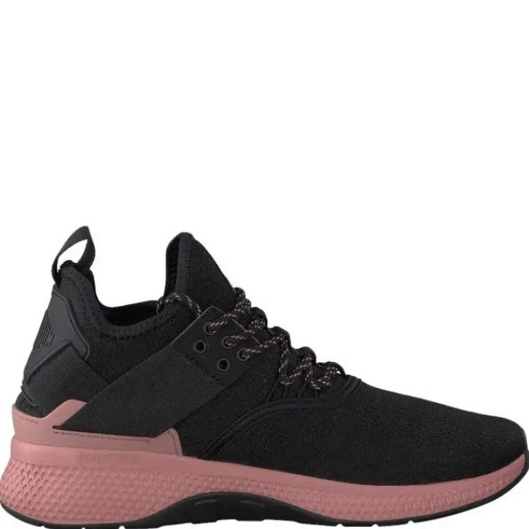 Ax_eon Lace Knit Black/Rose Tan