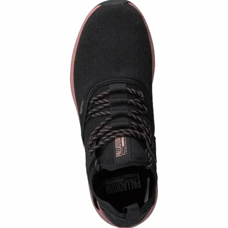 Ax_eon Lace Knit Black/Rose Tan