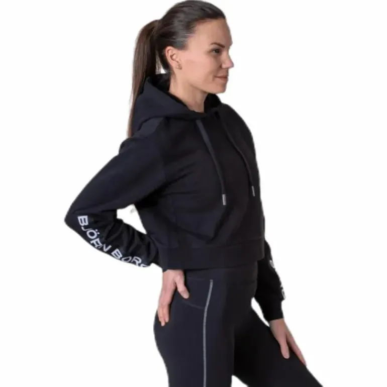 B Sport Cropped Hood Black