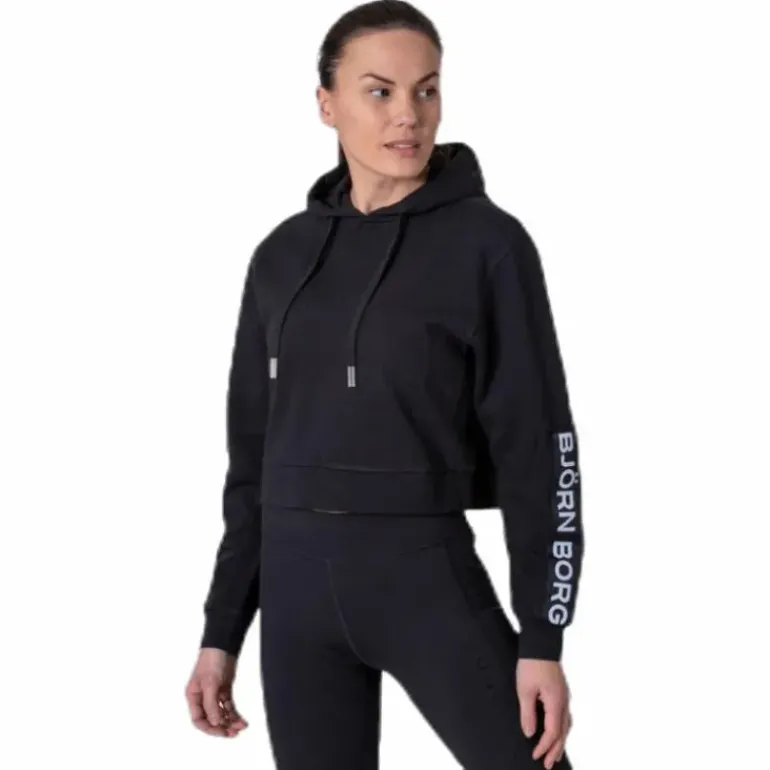 B Sport Cropped Hood Black