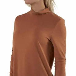Bamala T-Neck Ls Dress Beige