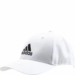 Baseball Cap Cotton Twill White / White / Black