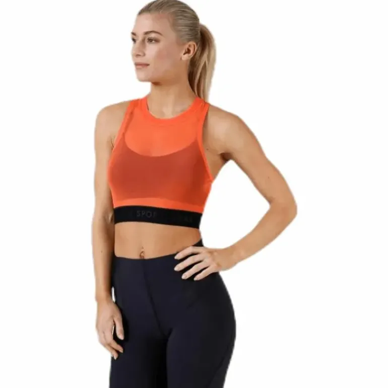 Baselayer Crop Tank Orange