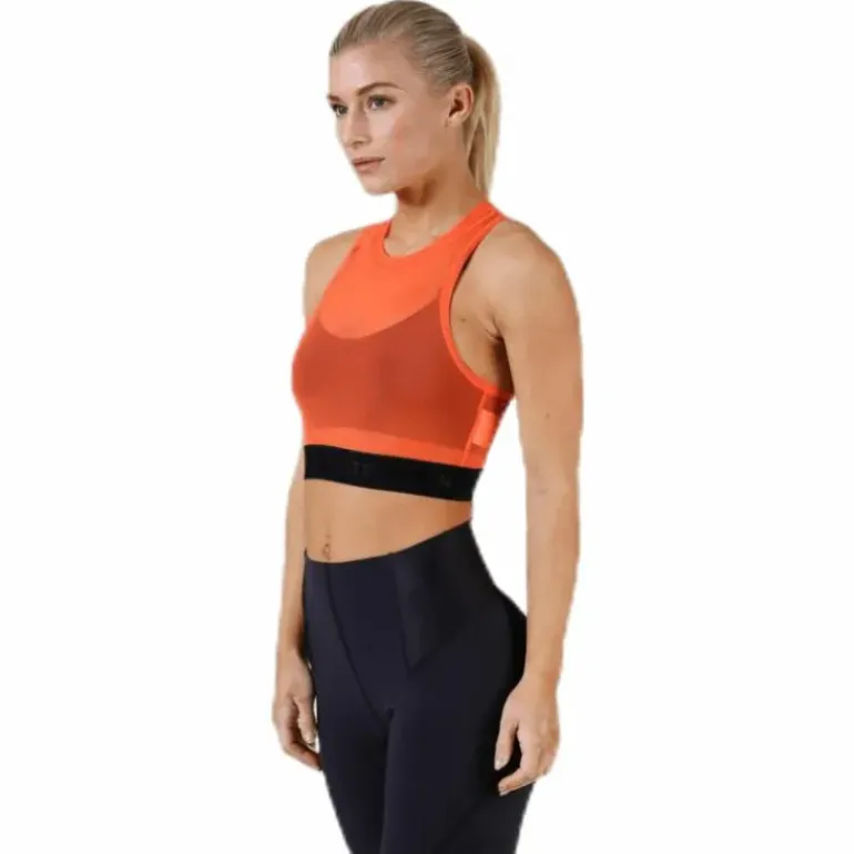 Baselayer Crop Tank Orange