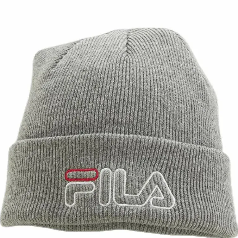 Beanie Leniar Outline Logo Grey