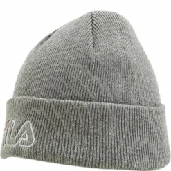 Beanie Leniar Outline Logo Grey