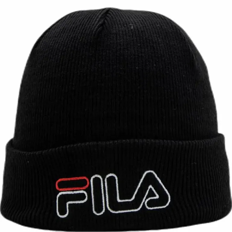 Beanie Leniar Outline Logo Black