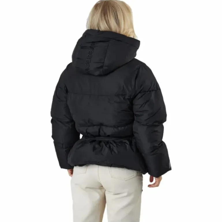 Beltet Short Padded Hood Jacke Black