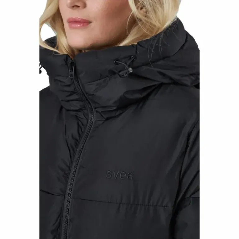 Beltet Short Padded Hood Jacke Black