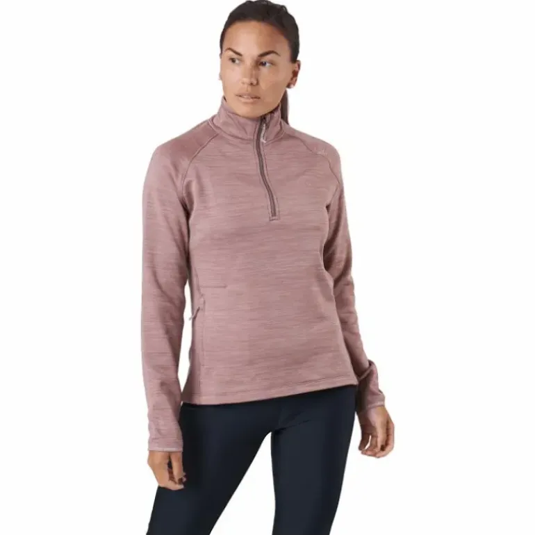 Berthe Midlayer Half Zip Taupe