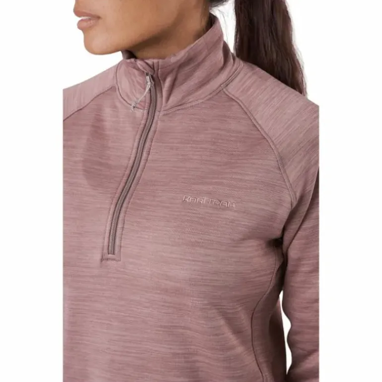 Berthe Midlayer Half Zip Taupe
