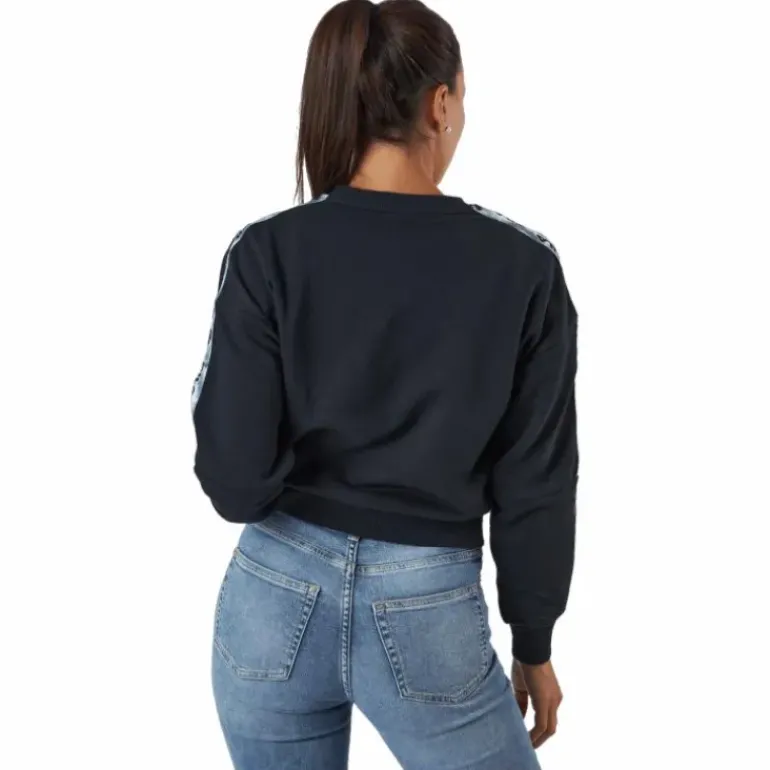 Bettens Cropped Crew Sweat 80001- Moonless Night