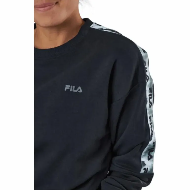 Bettens Cropped Crew Sweat 80001- Moonless Night