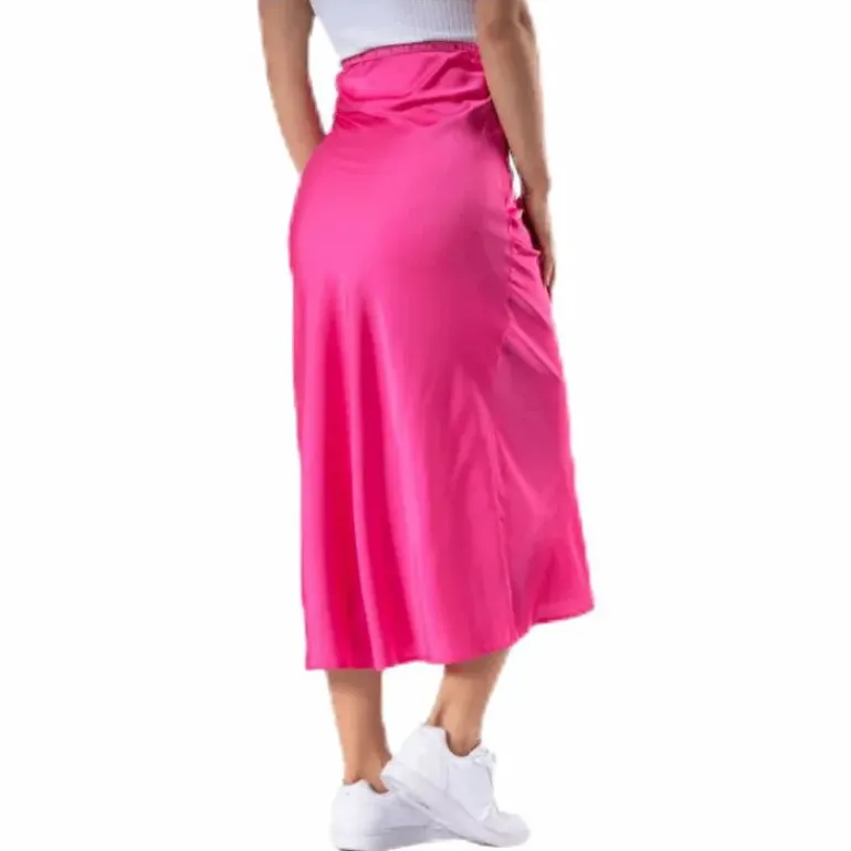 Bias Skirt Pink