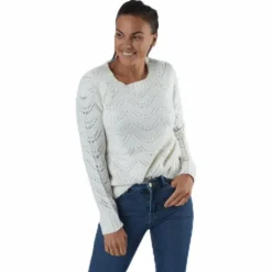 Bibi Ls Knit White