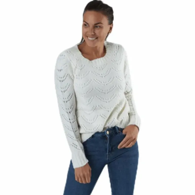 Bibi Ls Knit White