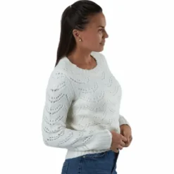 Bibi Ls Knit White