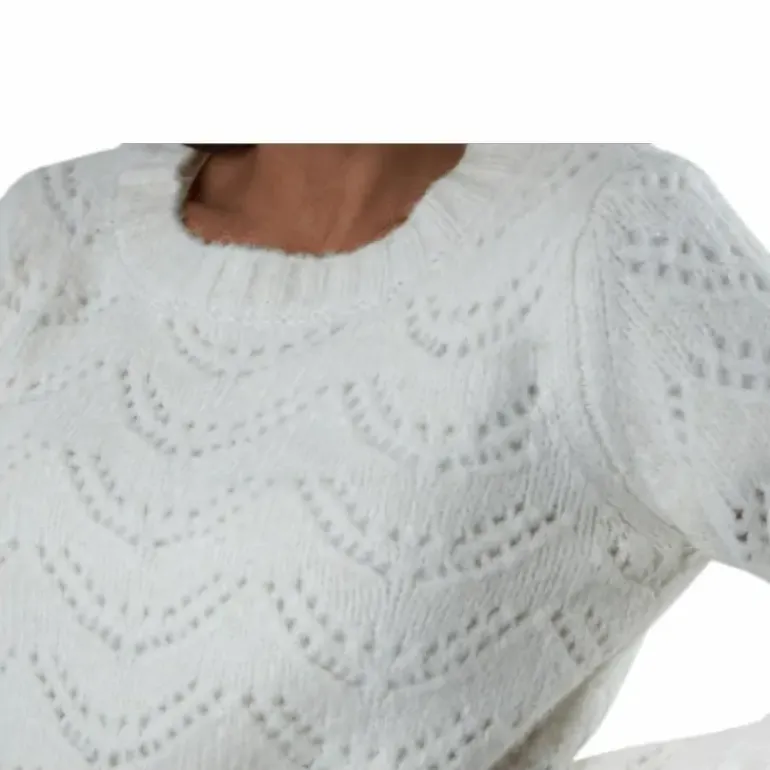 Bibi Ls Knit White
