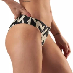 Bikini Briefs Black/Beige