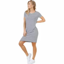 Billo Ss Dress Blue/White