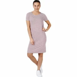 Billo Ss Dress White/Red