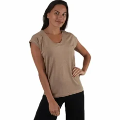 Billo Tee Lurex Stripes Beige