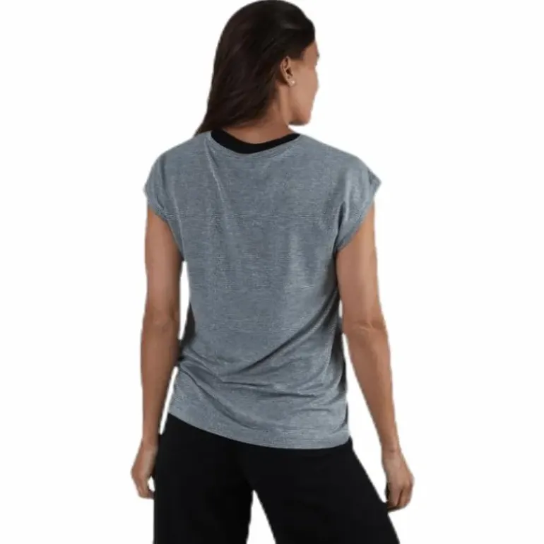 Billo Tee Lurex Stripes Grey