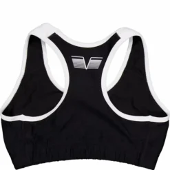 Black & White Swirl Sports Bra Black/white